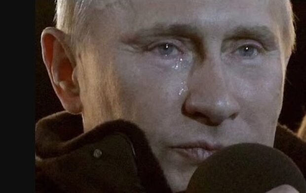 Володимир Путін плаче, фото: youtube.com